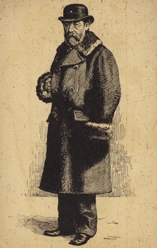Portrett av Bedrich Smetana av Czech School