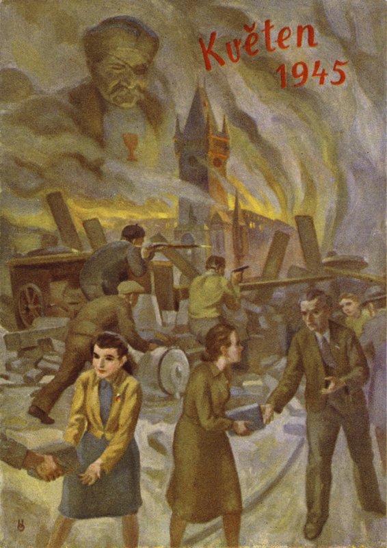 Praha-opprøret, andre verdenskrig, mai 1945 av Czech School