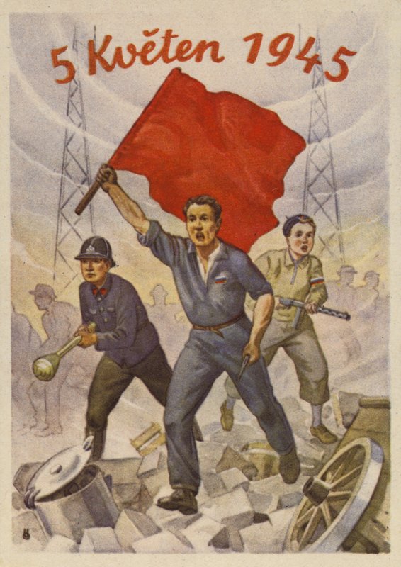 Praha-opprøret, andre verdenskrig, mai 1945 av Czech School