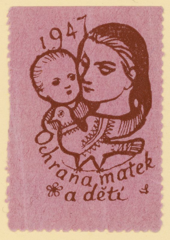 Beskyttelse av mødre og barn, 1947 av Czech School