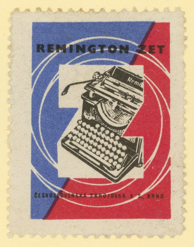 Remington skrivemaskiner av Czech School