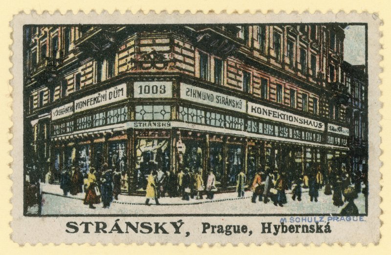 Stransky konditorer, Hybernska Street, Praha av Czech School