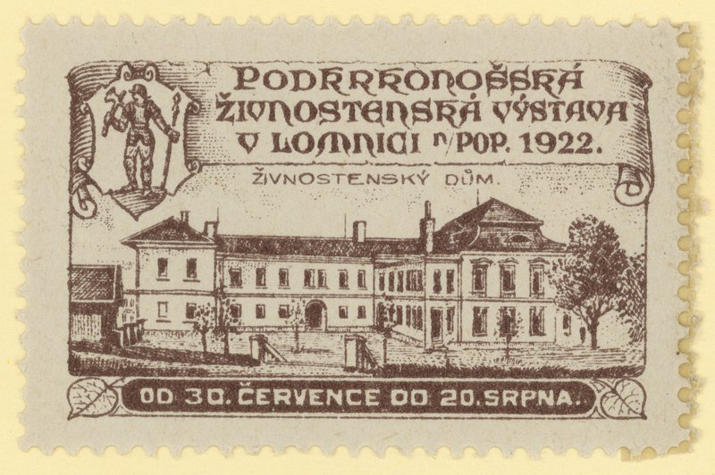 Handelsutstilling, Lomnica., Tsjekkoslovakia, 1922 av Czech School