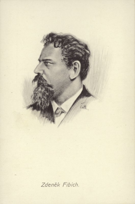 Zdenek Fibich , tsjekkisk komponist (1850–1900) av Czech School
