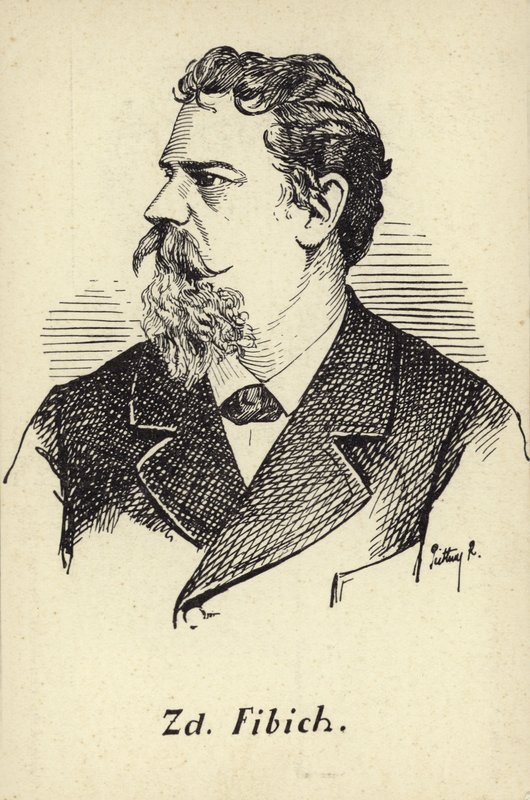 Zdenek Fibich , tsjekkisk komponist (1850–1900) av Czech School