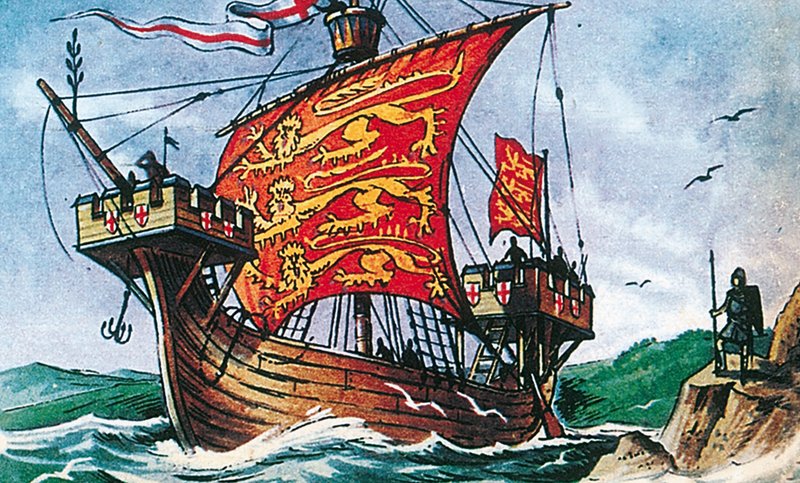 Engelsk seilfartøy fra 1200-tallet av Dan Escott
