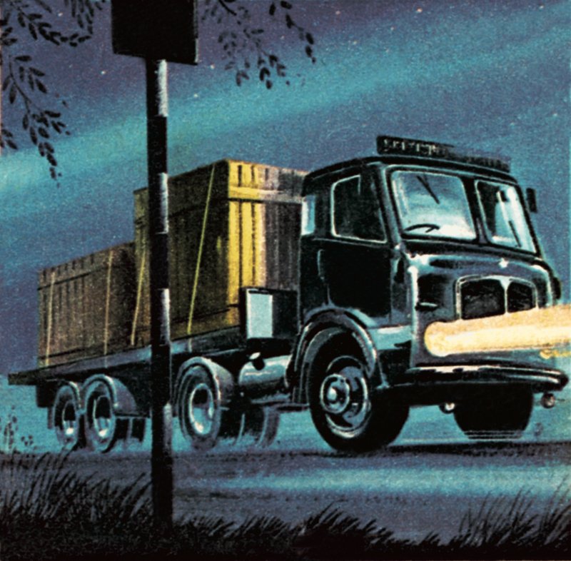 Lastebil som tilhører det statseide British Road Services av Dan Escott