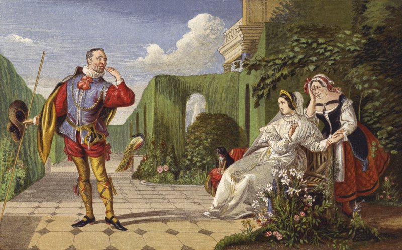 Malvolio og grevinnen av Daniel Maclise