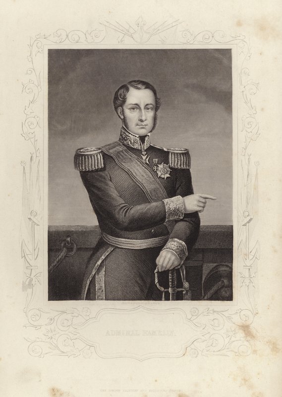 Admiral Havelin (gravering) av Daniel John. Pound