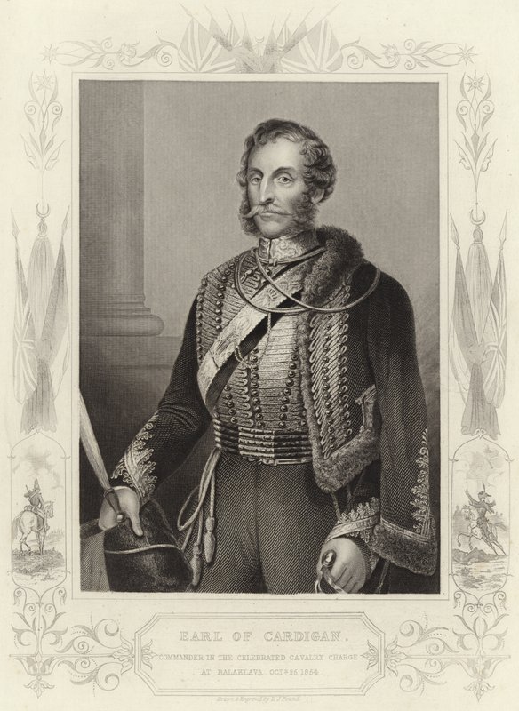Earl of Cardigan (gravering) av Daniel John. Pound