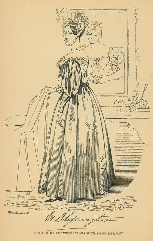 Grevinne av Blessington av Daniel Maclise