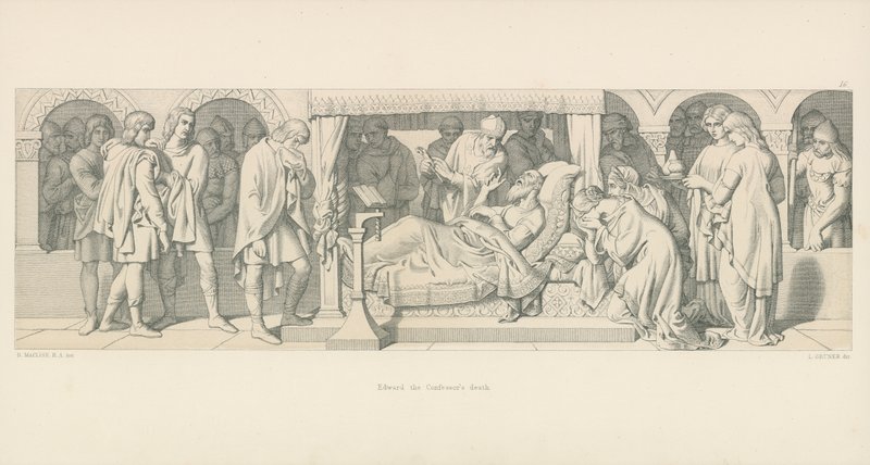 Edward Bekjennerens død av Daniel Maclise