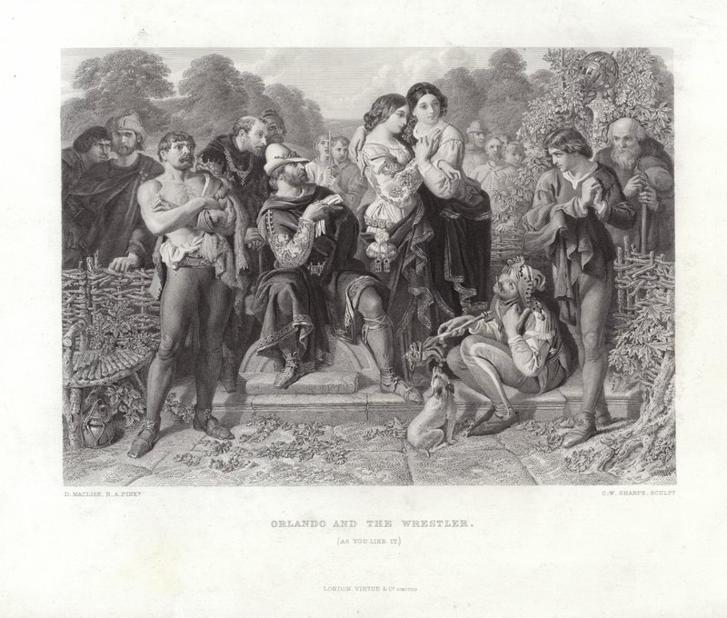 Orlando og bryteren av Daniel Maclise