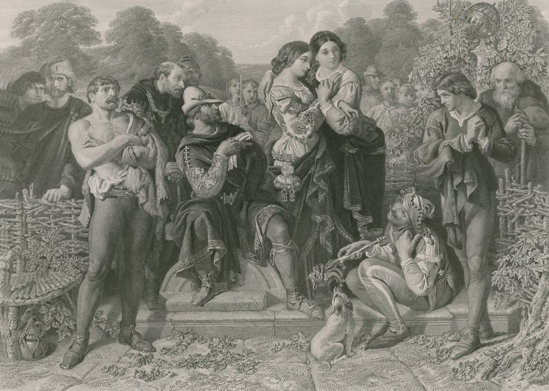 Orlando og bryteren, som du liker det av Daniel Maclise