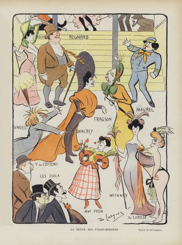 Illustrasjon for Le Rire av Daniel de Losques