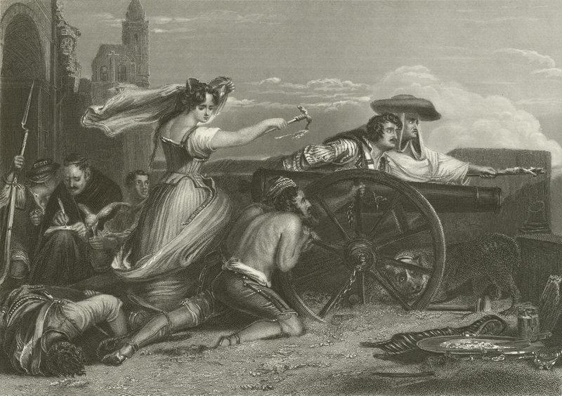 Forsvaret av Saragossa, Spania, 1808 av David Wilkie