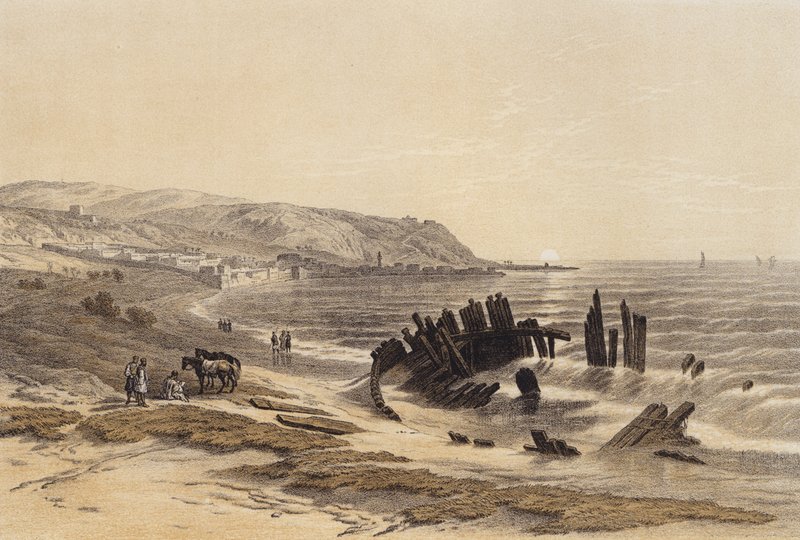 Carmel (farge litho) av David (after) Roberts