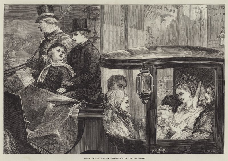 Går til morgenforestillingen til Pantomime av David Henry Friston