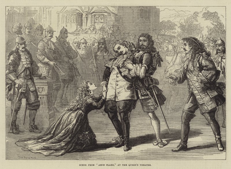 Scene fra Amos Clark, på Queen