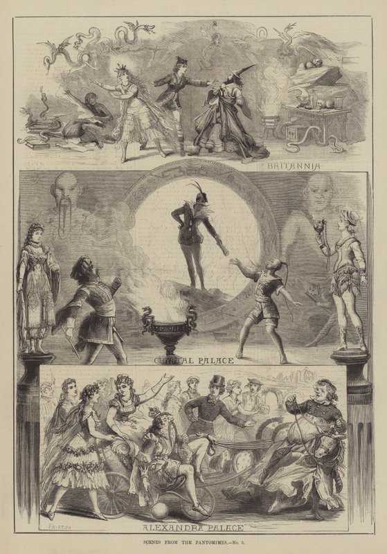Scener fra Pantomimes av David Henry Friston
