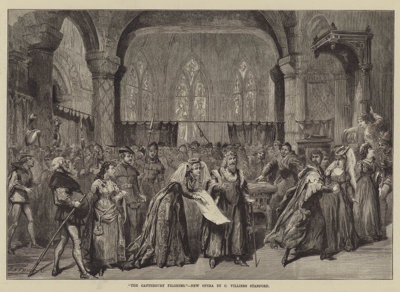 The Canterbury Pilgrims, New Opera av C Villiers Stanford av David Henry Friston