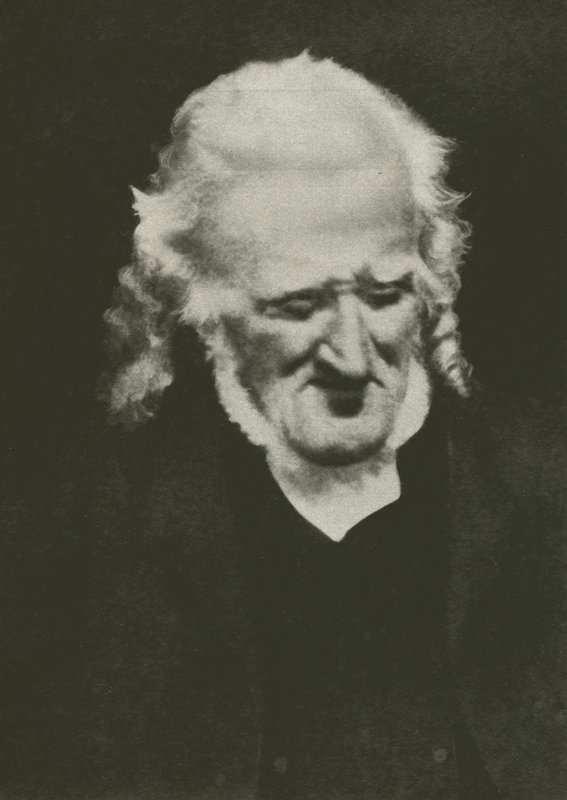 John Henning, skulptør (s/hvitt foto) av David Octavius (after) Hill