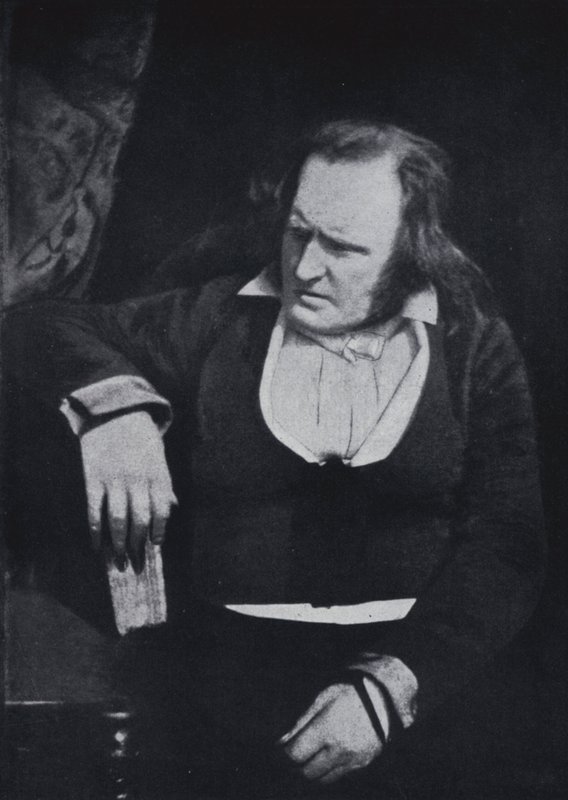 Forfatterprofessoren John Wilson (Christopher North) (s/hvitt-bilde) av David Octavius (after) Hill