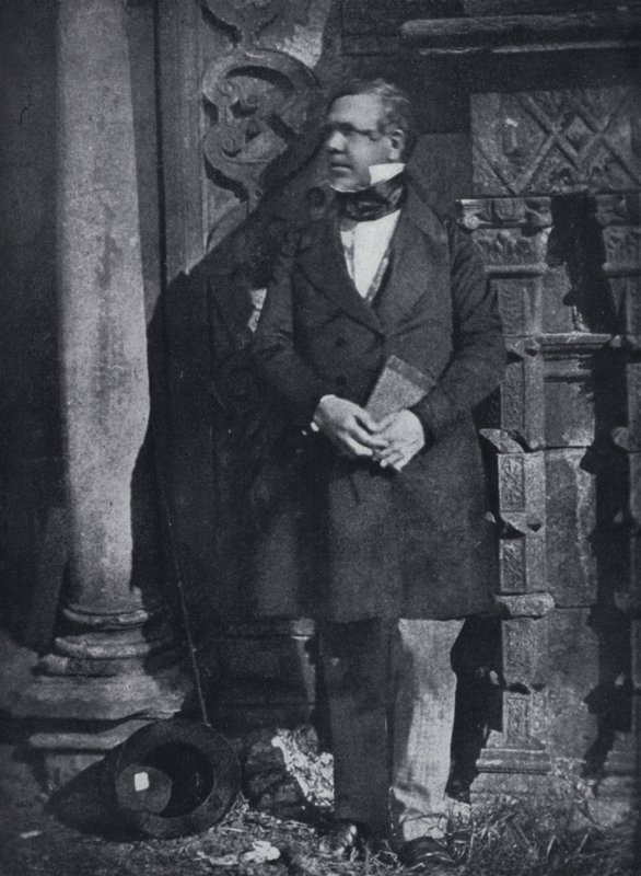 Maleren David Roberts, RSA (s/hv-bilde) av David Octavius (after) Hill