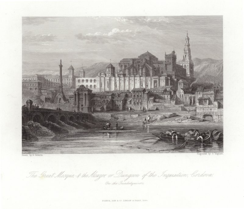 Den store moskeen og Alcazar av David Roberts