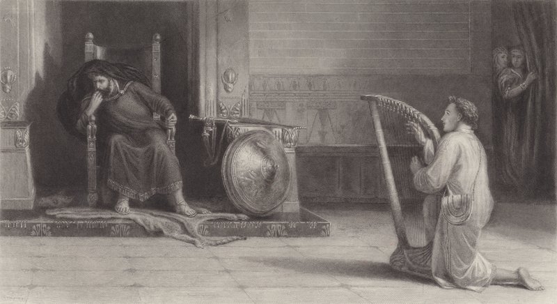 En salme av David av David Wilkie