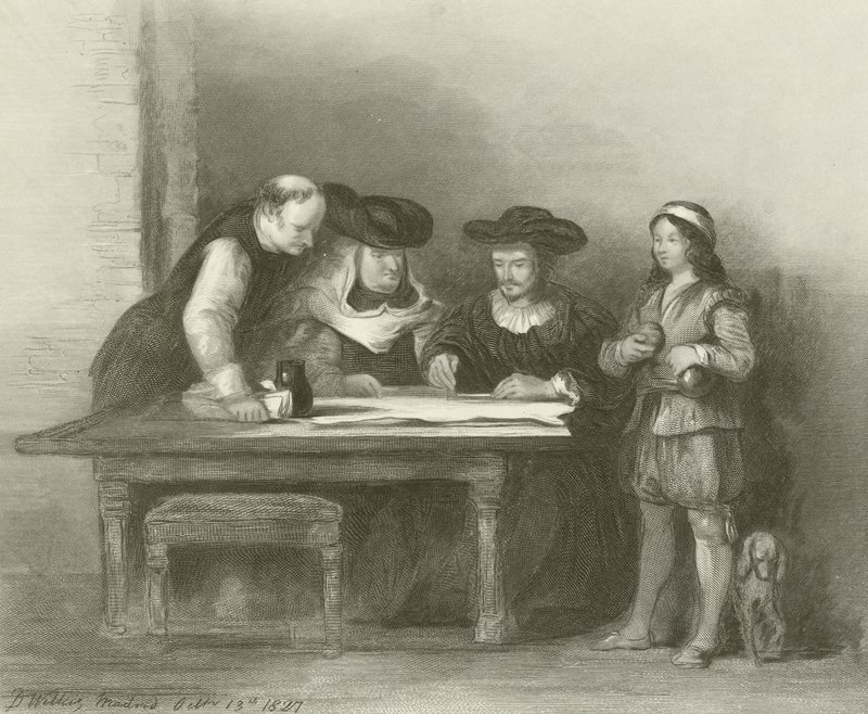 Columbus ved klosteret La Rabida av David Wilkie