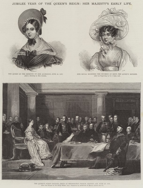 Jubileumsåret for dronningens regjeringstid, Hennes Majestets tidlige liv av David Wilkie