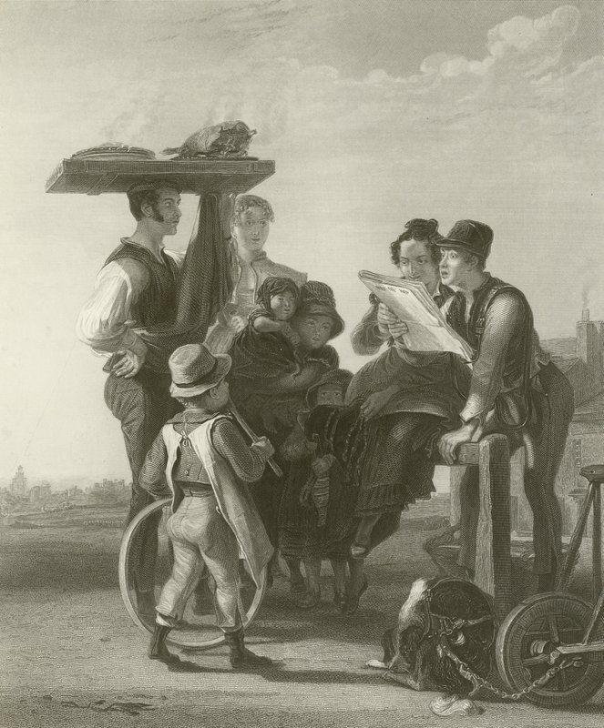 Leser nyhetene av David Wilkie