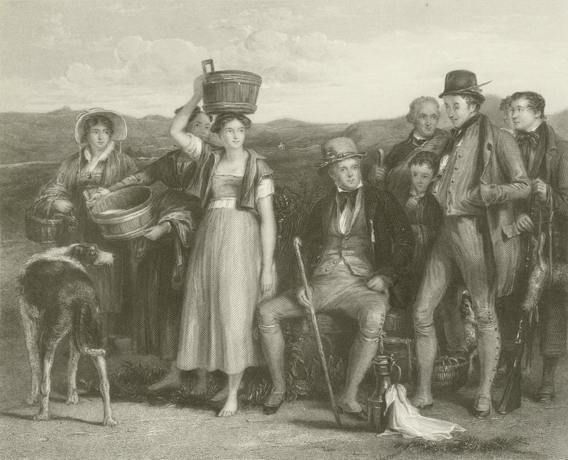 Sir Walter Scott og hans familie av David Wilkie