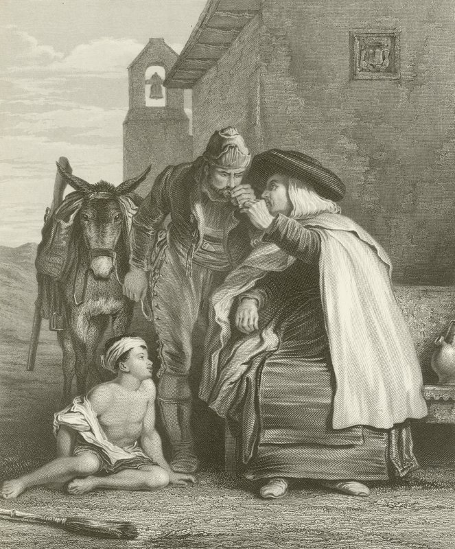 Geriljaen tar avskjed med sin skriftefar av David Wilkie