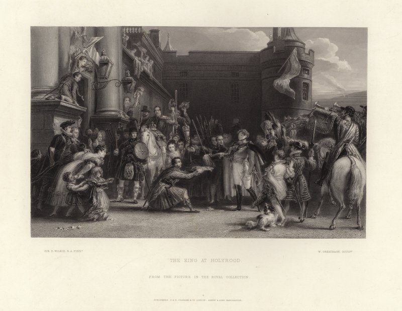 Kongen ved Holyrood av David Wilkie