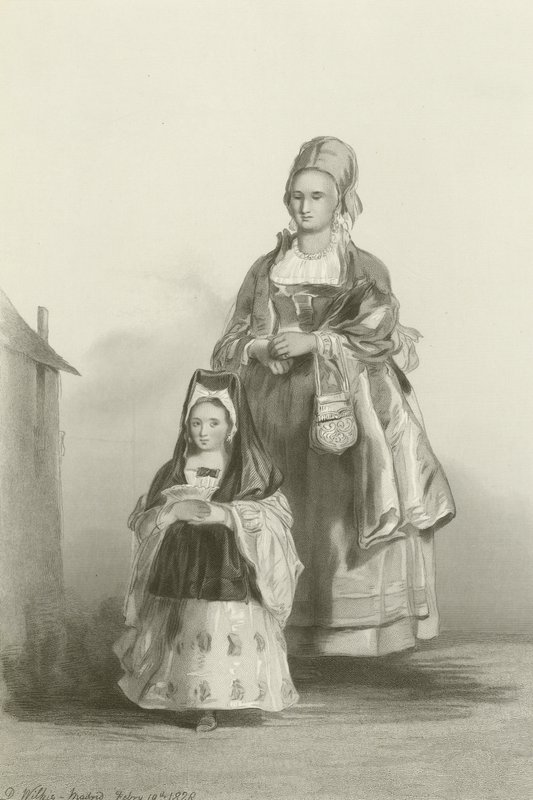 Senoritta og sykepleieren hennes av David Wilkie