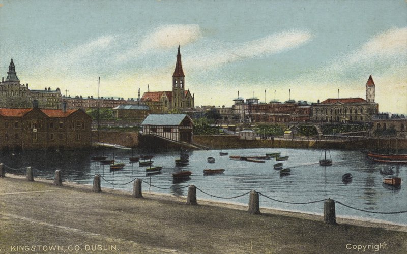 Dun Laoghaire Kingstown, County Dublin, Irland farget bilde av Desire Chaineux
