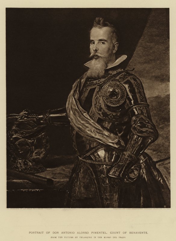Portrett av Don Antonio Alonso Pimentel, greve av Benavente av Diego Velázquez