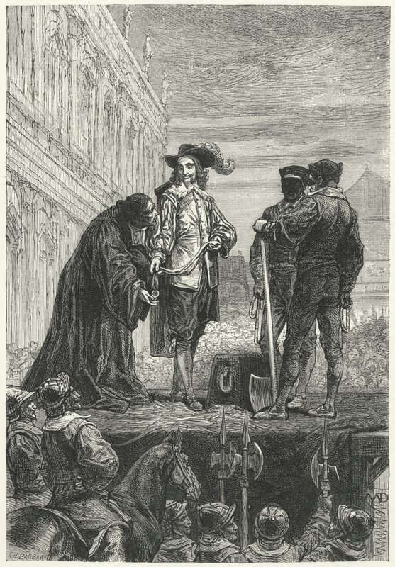 Henrettelse av kong Charles I, 1649 av Diogene Ulysse Napoleon Maillart