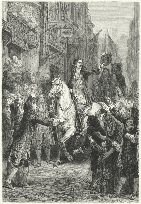 William III kommer inn i London av Diogene Ulysse Napoleon Maillart