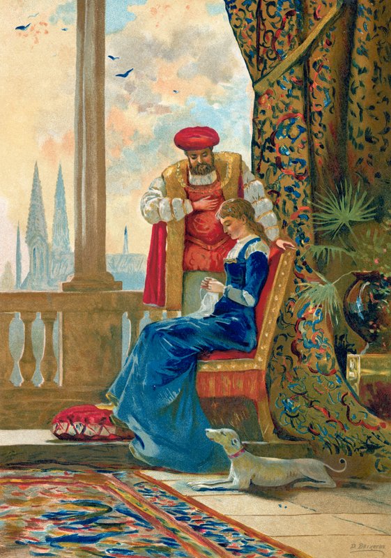 Kong Henry VIII og Anne Boleyn av Dionisio Baixeras Verdaguer