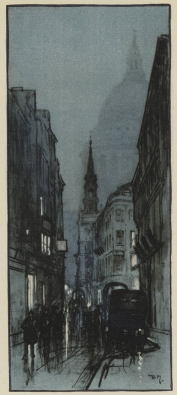 St Pauls Cathedral, fra Watling Street av Donald Maxwell