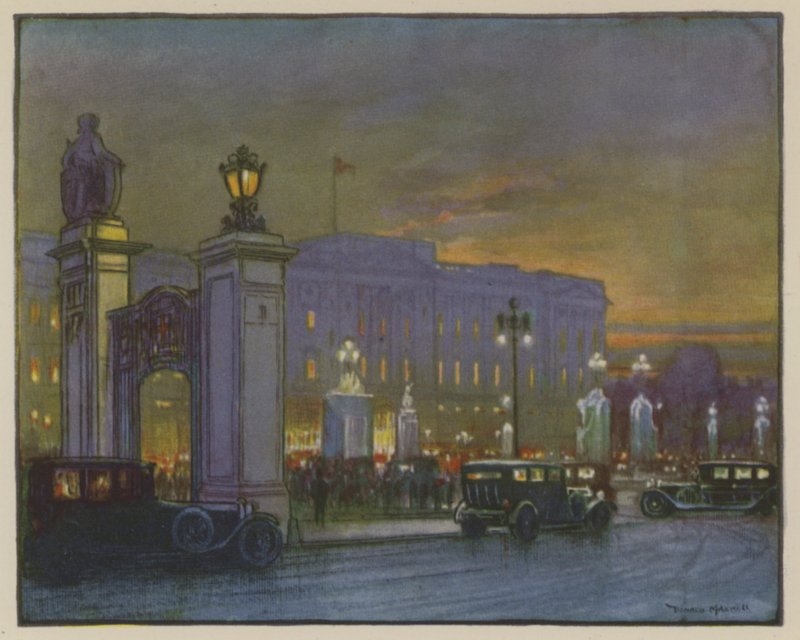 Natten til en domstol, Buckingham Palace av Donald Maxwell
