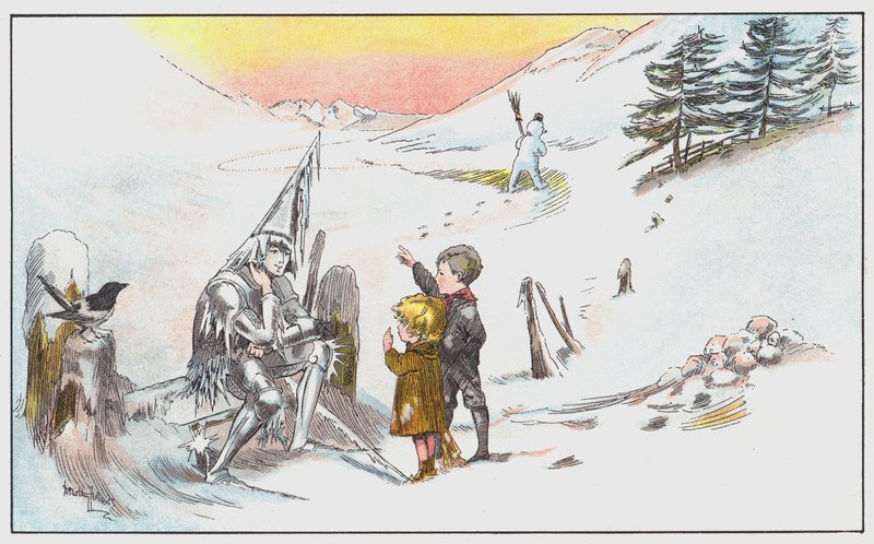 De forteller Jack Frost at de søker lykken av Dorothy Furniss