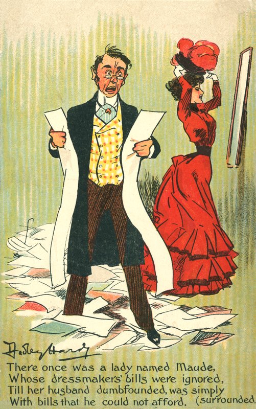 Maude (farge litho) av Dudley Hardy
