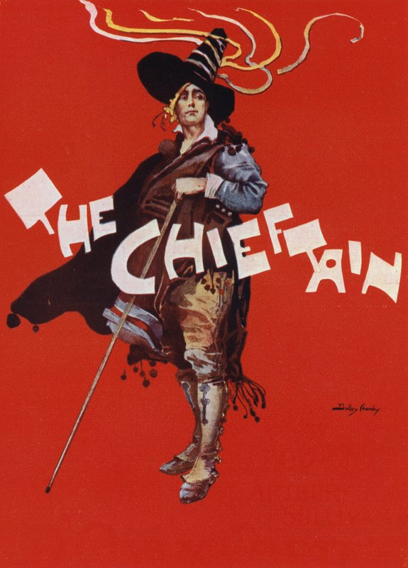 The Chieftain, design for en teaterplakat produsert for D