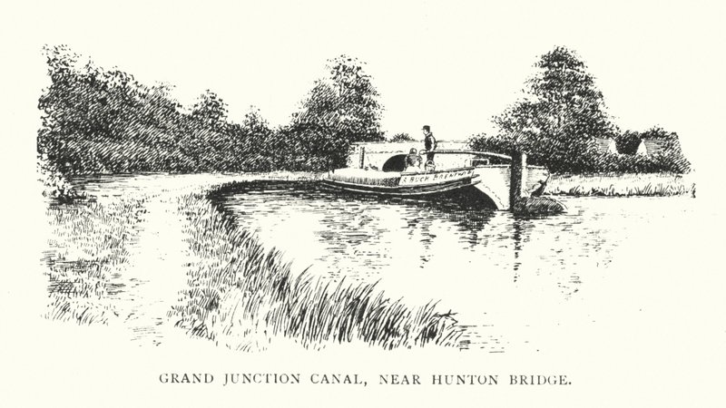 Grand Junction-kanalen, nær Hunton Bridge (lito) av Duncan Moul