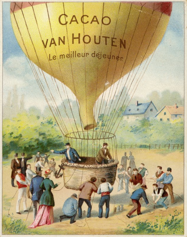 Ballongen i ferd med å stige av Dutch School