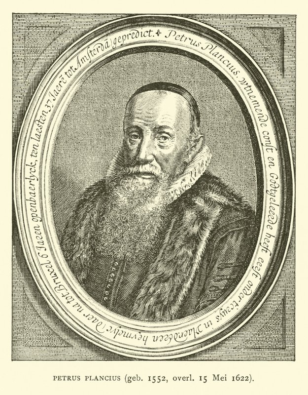 Petrus Plancius , nederlandsk astronom, kartograf og prest av Dutch School